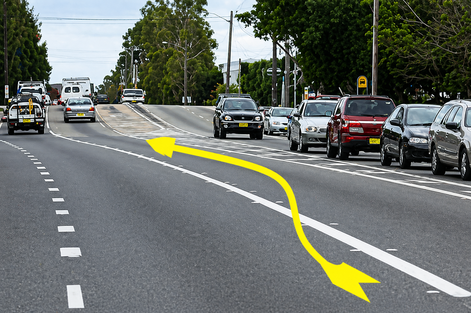 Crossed-an-unbroken-lane-line-14