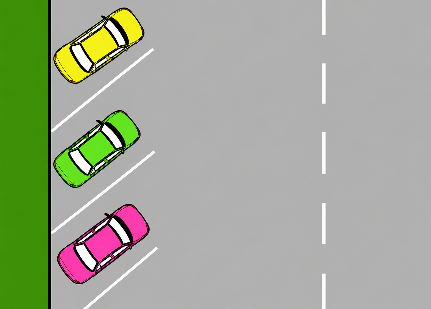 Where-there-are-markings-or-a-sign-indicating-angle-park-8