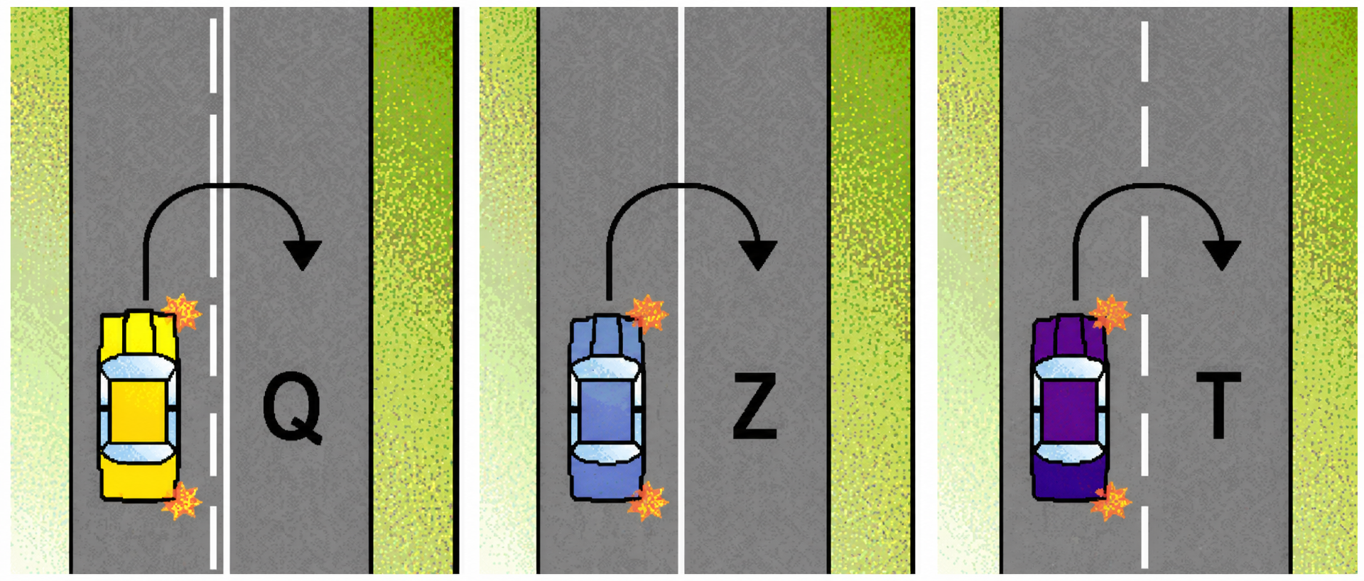 Only-turn-shown-in-situation-T-is-permitted-24